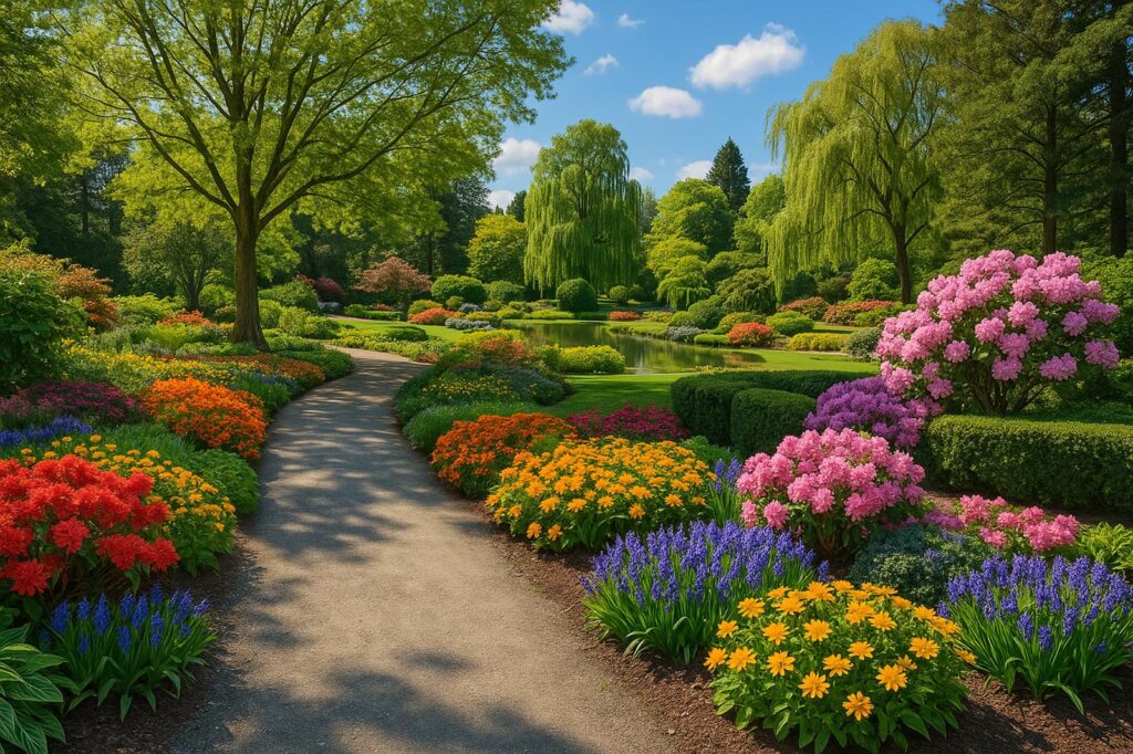 colorful flower garden path directory Maple Ridge BC Photo Spots: Beautiful Views colorful flower garden path directory | GPS: 49.183266, -122.466578