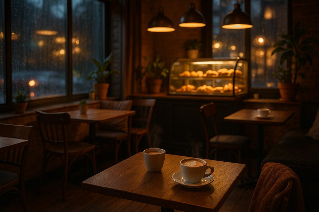 cozy cafe with coffee and bakery directory | GPS: 49.185830, -122.462663