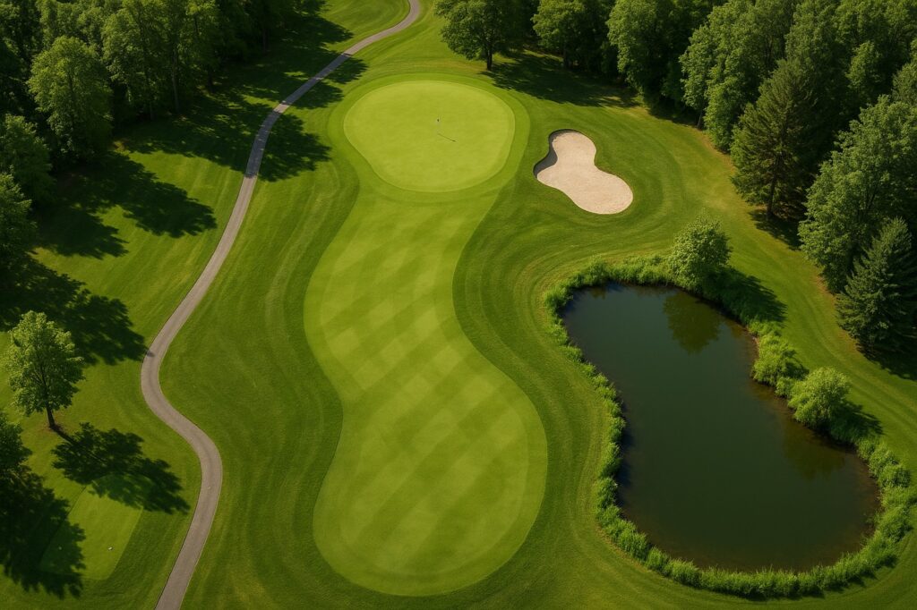 golf course aerial view directory.jpg | GPS: 49.181585, -122.469145