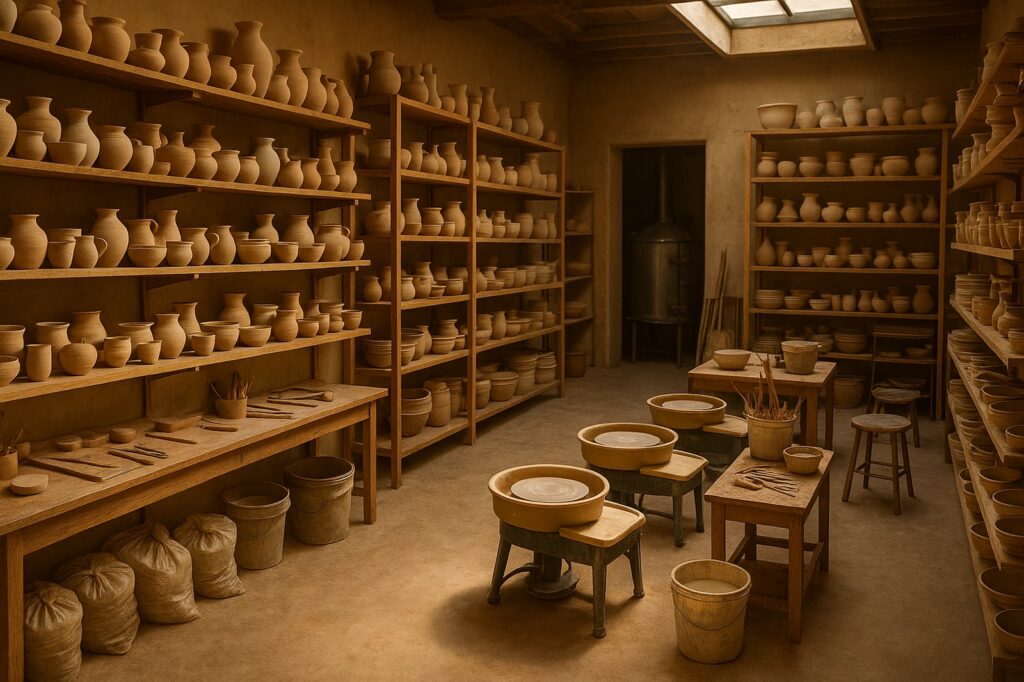 pottery studio shelves and tools directory Maple Ridge, BC Art Spots and Pottery Painting pottery studio shelves and tools directory | GPS: 49.102004, -122.590672