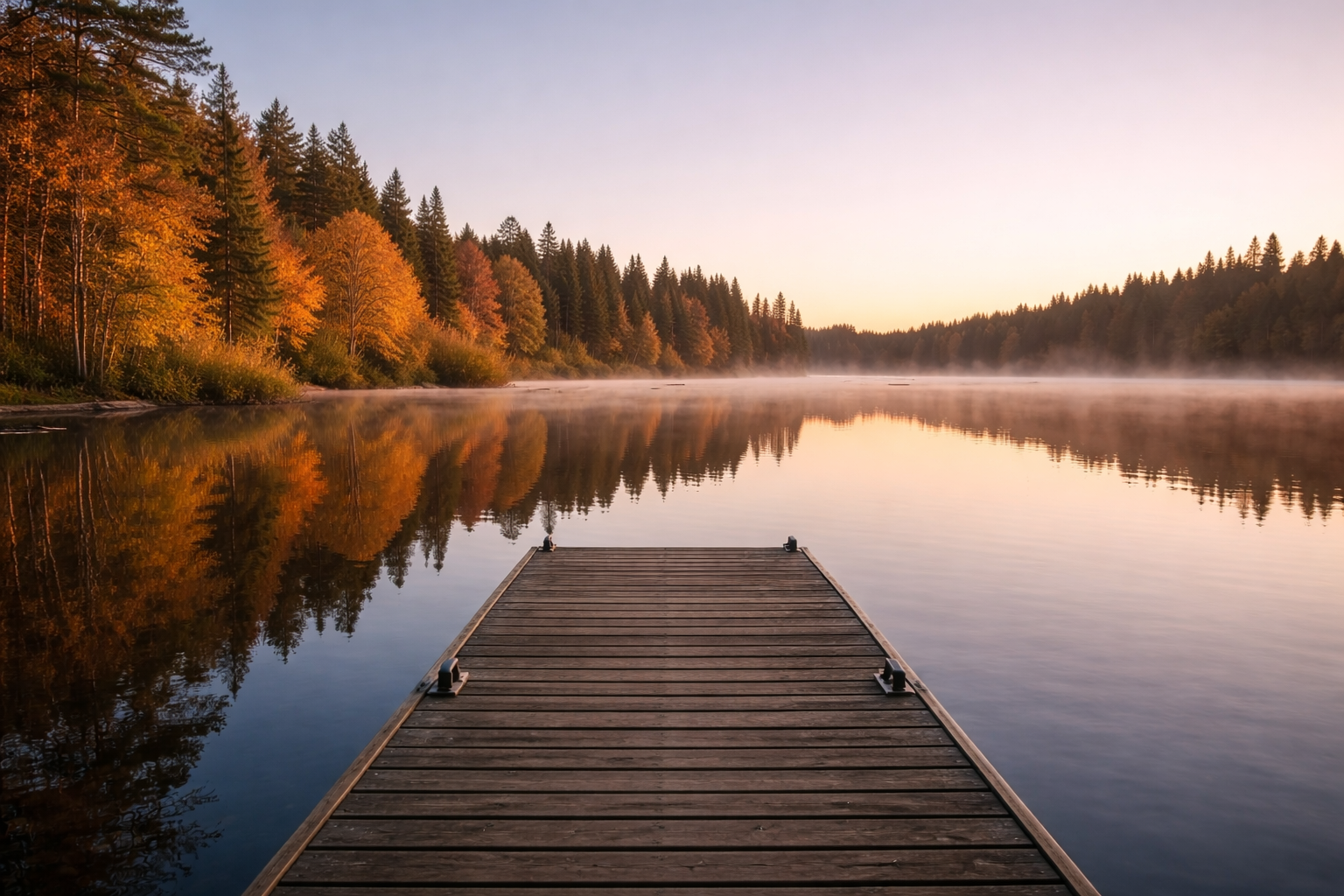 autumn morning at lake with dock maple ridge reflections Maple Ridge BC Photo Spots: Beautiful Views autumn-morning-at-lake-with-dock-maple-ridge-reflections