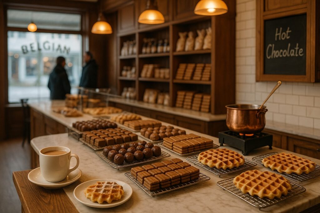 belgian bakery hot chocolate directory | GPS: 49.176643, -122.476693