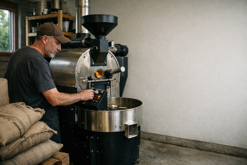 coffee roaster worker in directory Maple Ridge BC's Best Coffee Shops coffee-roaster-worker-in-directory