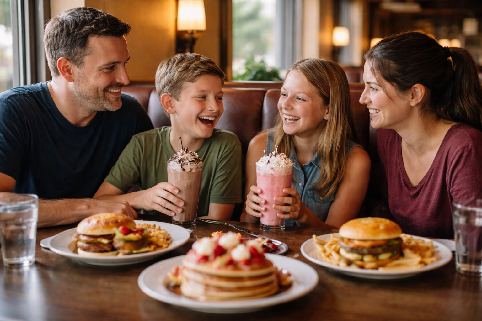 family-meal-fun-at-restaurant-directory