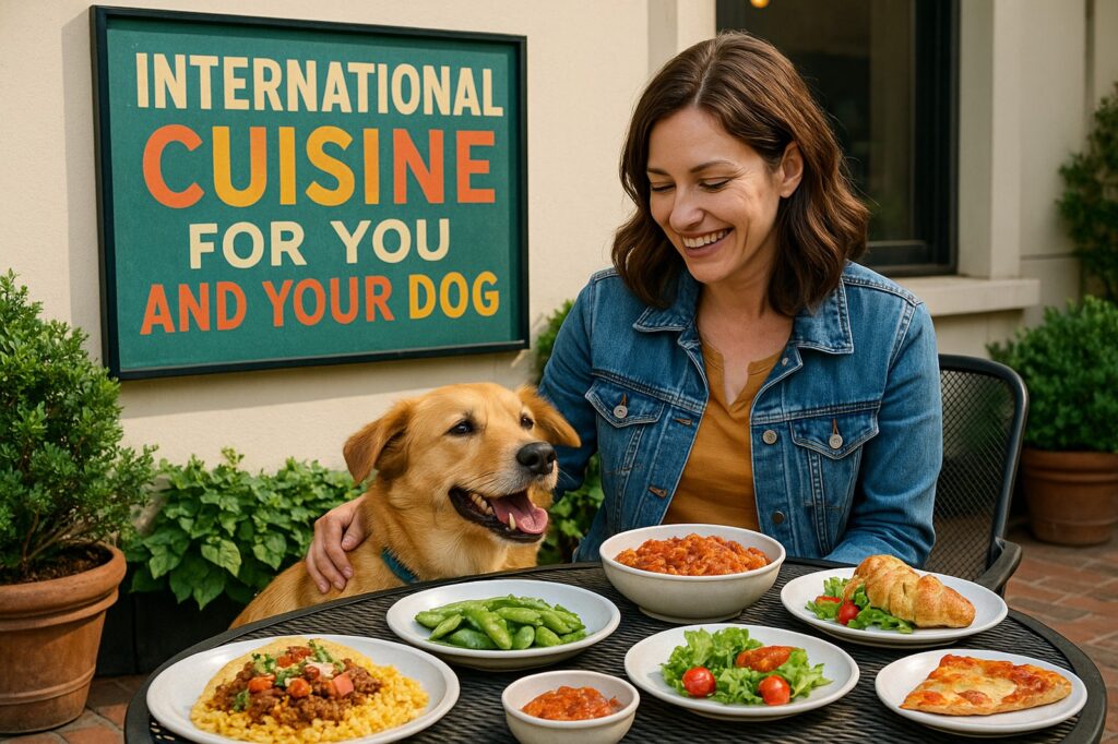 local international cuisine for you and your dog | GPS: 49.155663, -122.511375