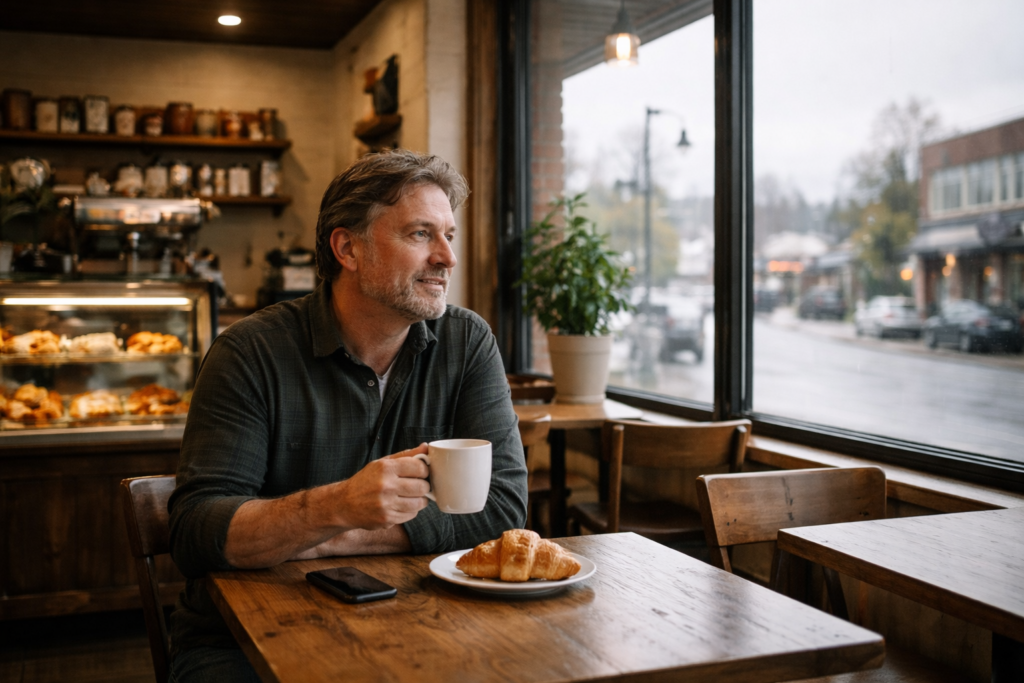 morning coffee croissant at cafe maple ridge Maple Ridge BC's Best Coffee Shops morning-coffee-croissant-at-cafe-maple-ridge