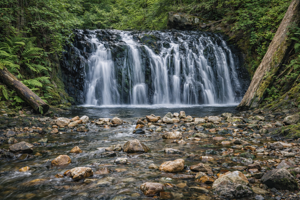 waterfall in forest stream directory Maple Ridge BC Photo Spots: Beautiful Views waterfall-in-forest-stream-directory