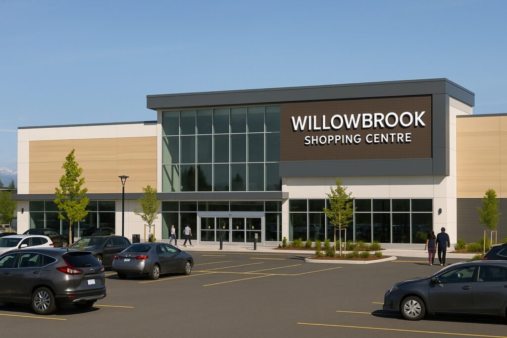 willowbrook shopping centre in langleys shopping district | GPS: 49.159688, -122.502584