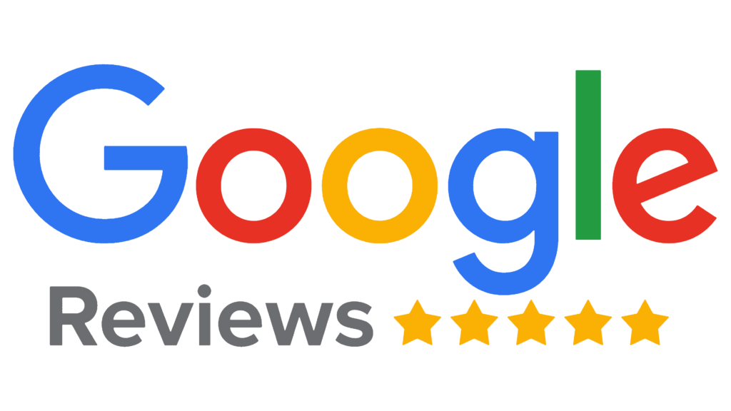 Google Reviews logo for Maple Ridge BC, with gold stars.