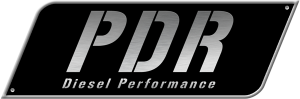 PDR Diesel Performance logo with the Maple Ridge BC company name on a black and silver sign.