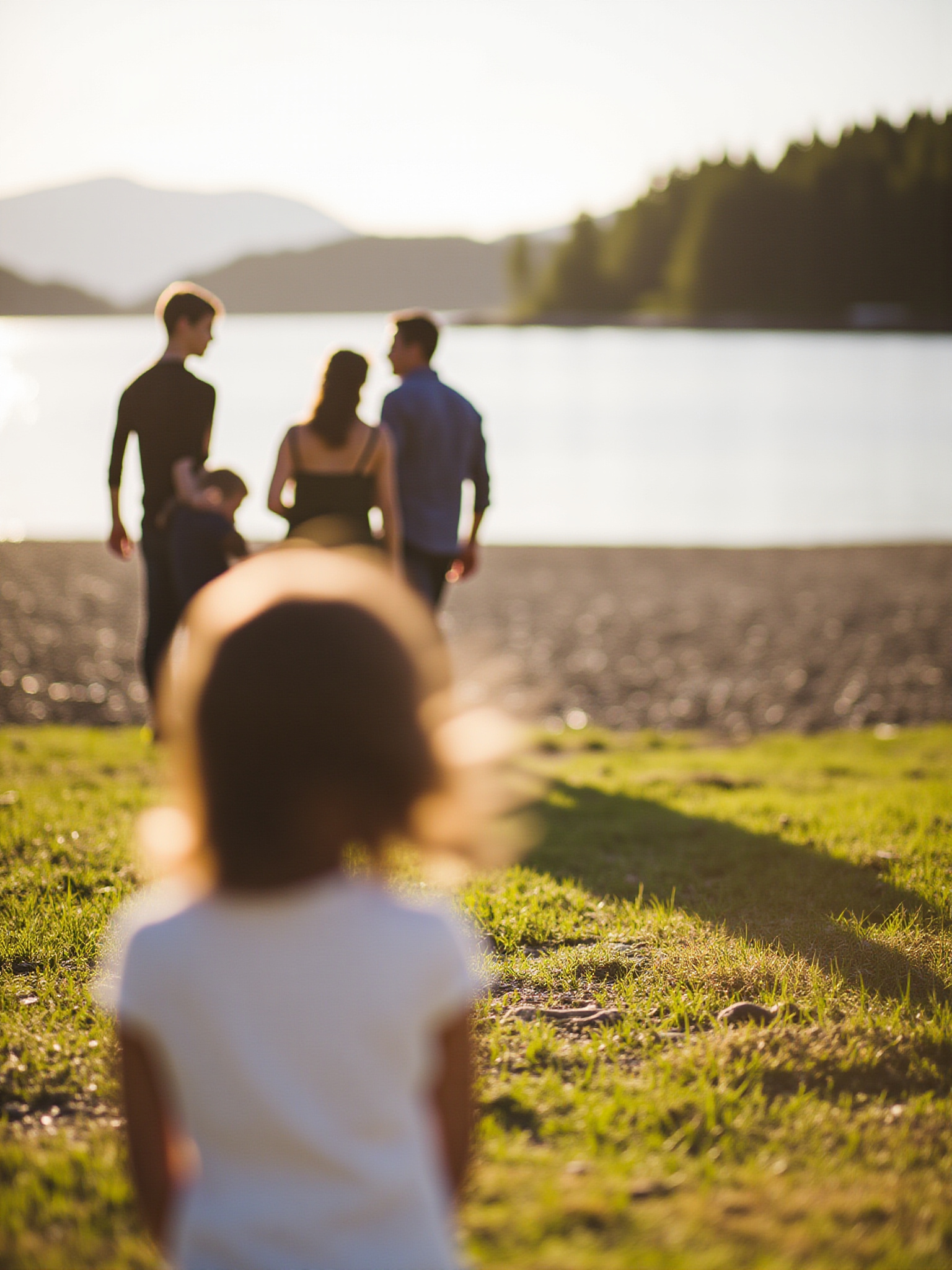 Family at Memorial Peace Park, Maple Ridge, Canada Day